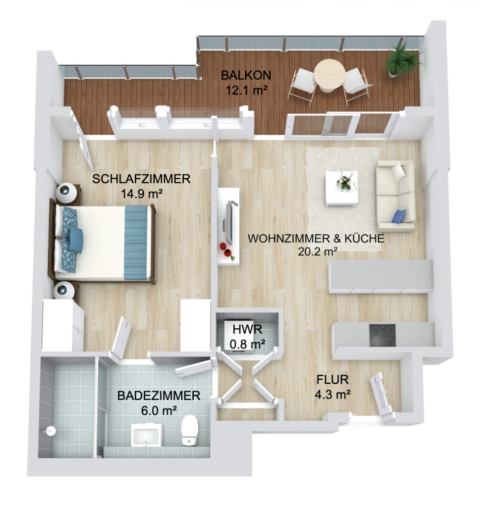 Luxury-Living – exklusive Eigentumswohnung im Eden Tower